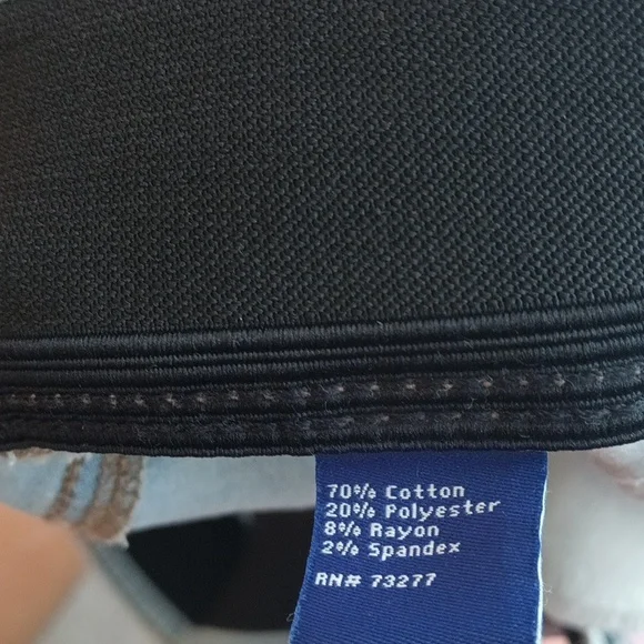 APT. 9 Women's blue/ white Capri jeans. - Picture 8 of 8